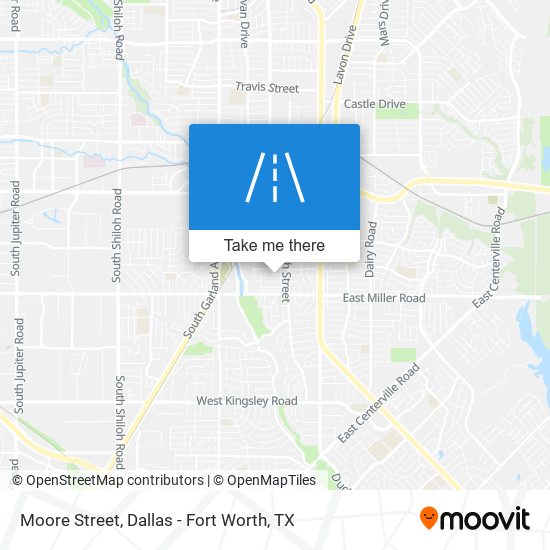 Moore Street map