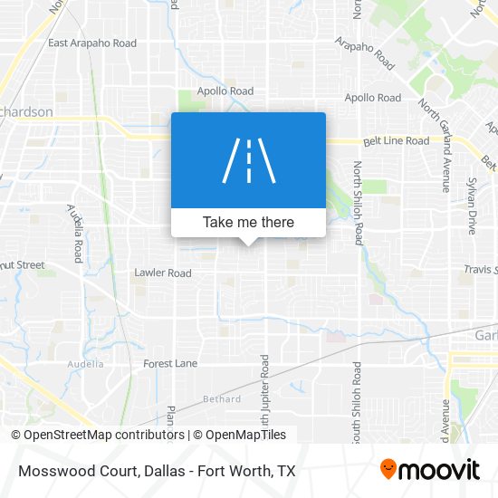 Mosswood Court map