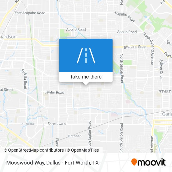 Mosswood Way map