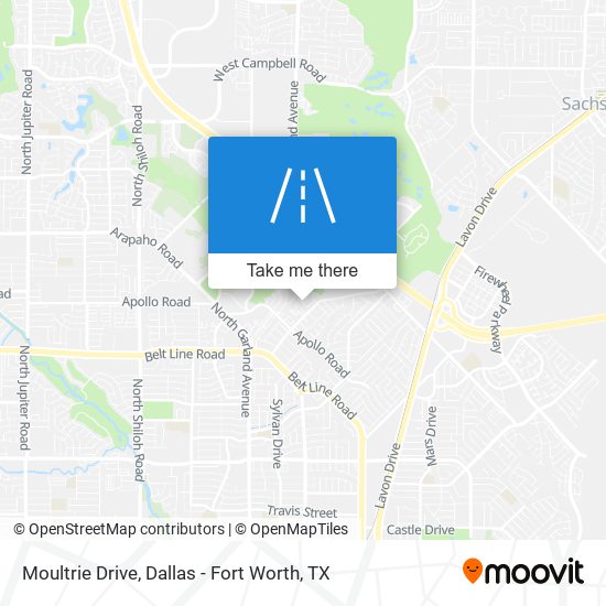 Moultrie Drive map