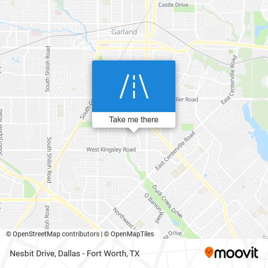 Nesbit Drive map