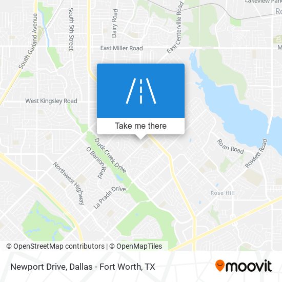 Newport Drive map