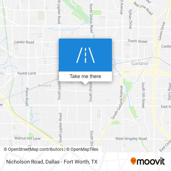 Mapa de Nicholson Road
