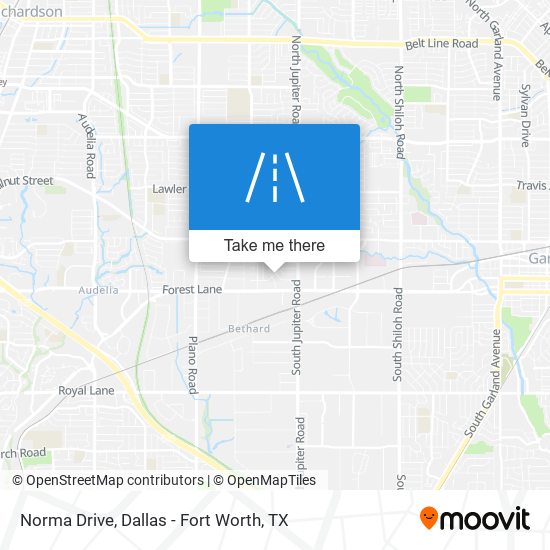 Norma Drive map