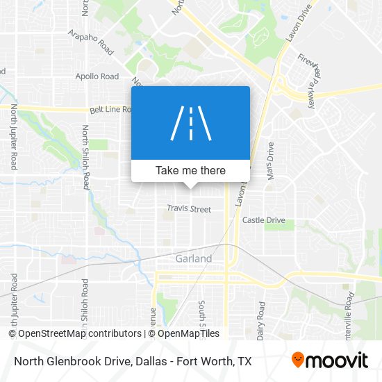 Mapa de North Glenbrook Drive