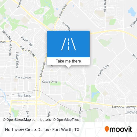 Northview Circle map