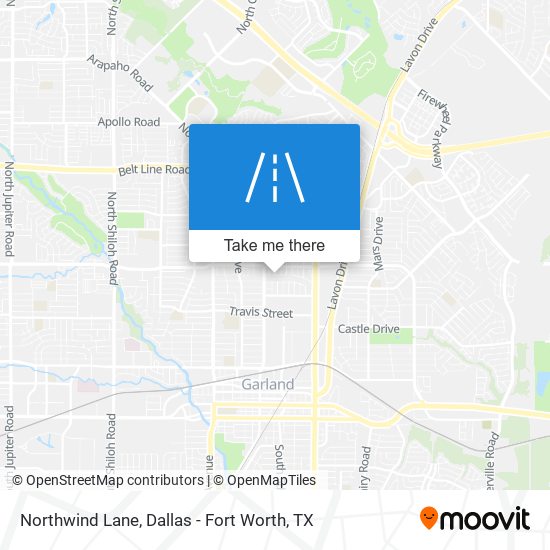 Northwind Lane map