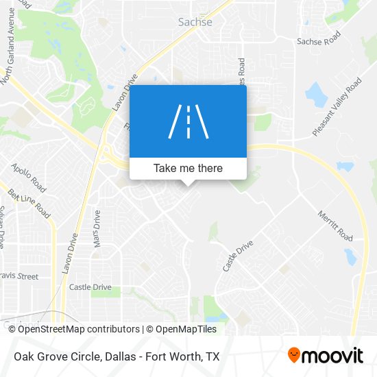 Mapa de Oak Grove Circle