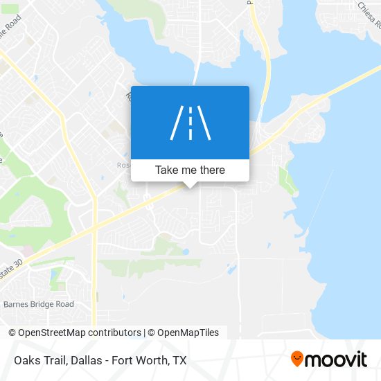 Mapa de Oaks Trail