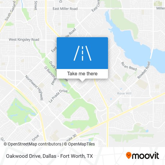 Oakwood Drive map