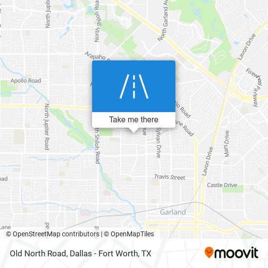 Mapa de Old North Road