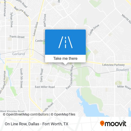 Mapa de On Line Row
