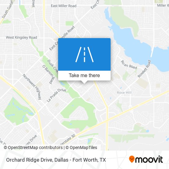 Mapa de Orchard Ridge Drive