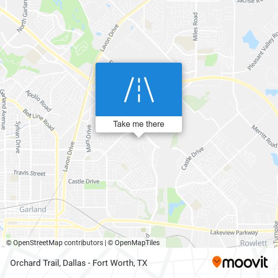 Orchard Trail map