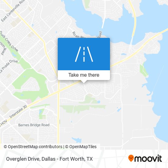 Overglen Drive map