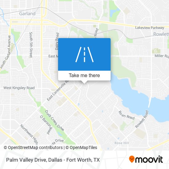 Palm Valley Drive map