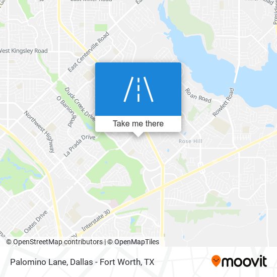 Palomino Lane map