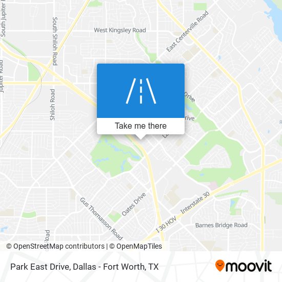 Mapa de Park East Drive