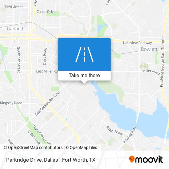 Parkridge Drive map