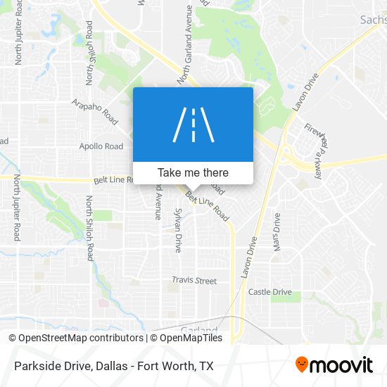 Parkside Drive map