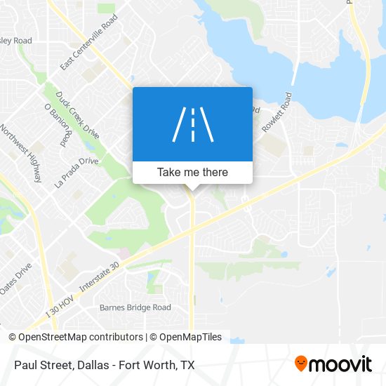 Paul Street map