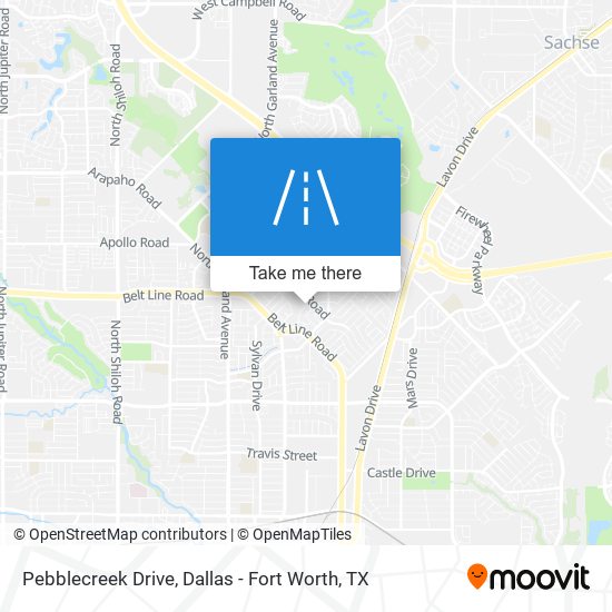 Pebblecreek Drive map