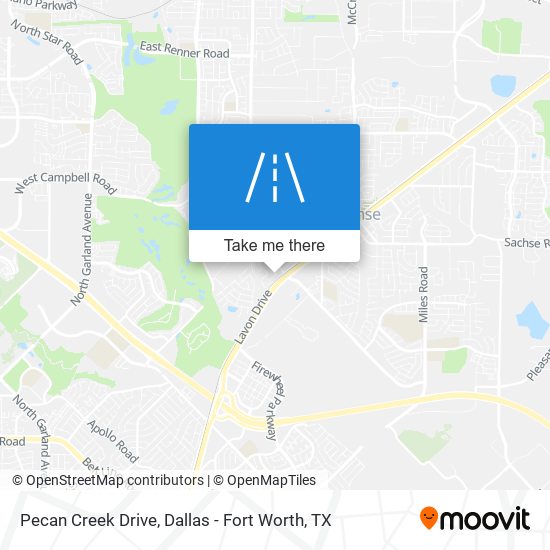 Pecan Creek Drive map