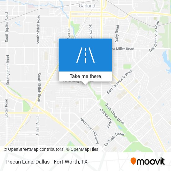 Mapa de Pecan Lane