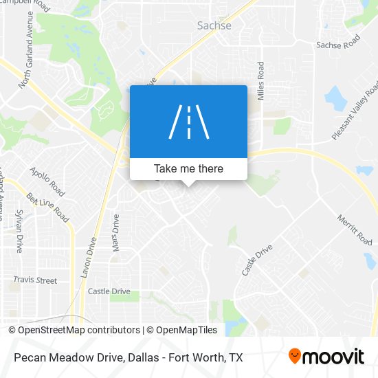 Pecan Meadow Drive map