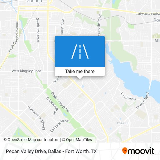 Pecan Valley Drive map