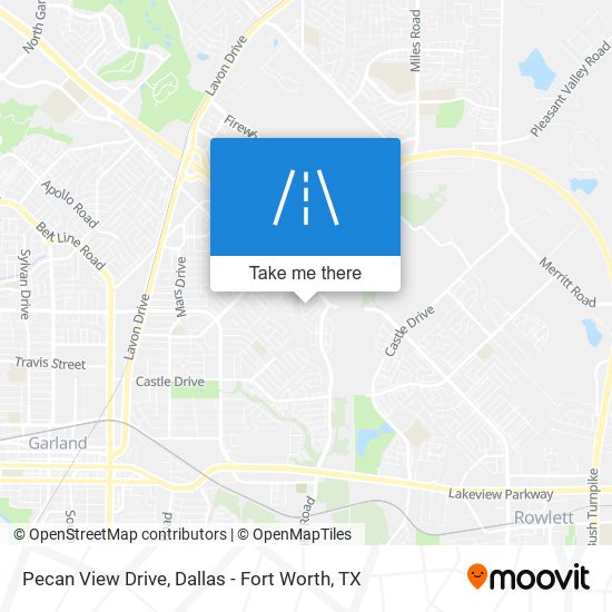 Pecan View Drive map