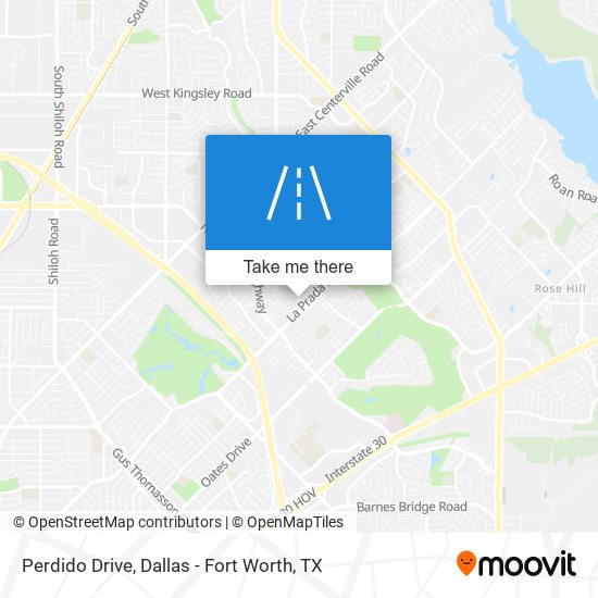 Perdido Drive map