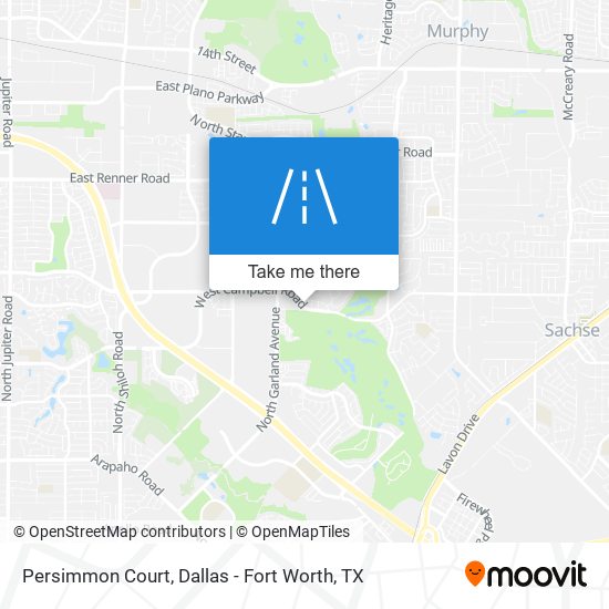 Persimmon Court map