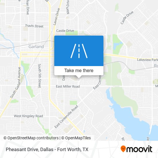Pheasant Drive map