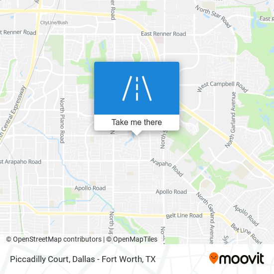 Piccadilly Court map