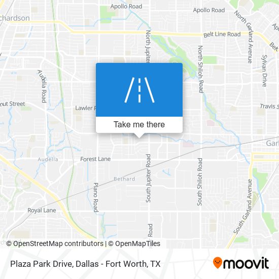Plaza Park Drive map