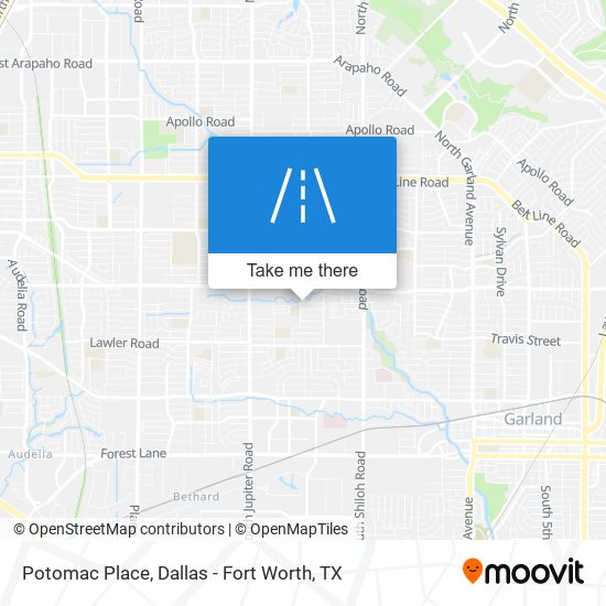 Potomac Place map