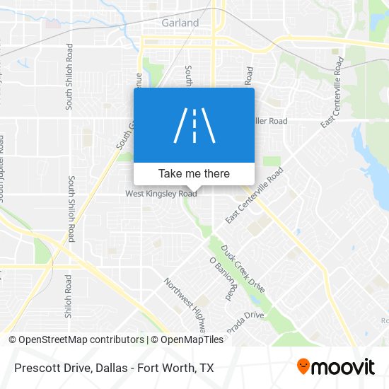 Prescott Drive map