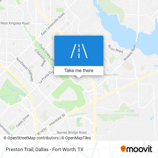 Preston Trail map