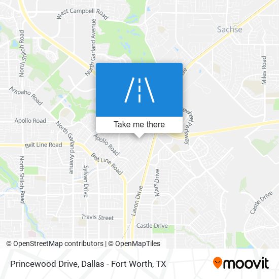 Princewood Drive map