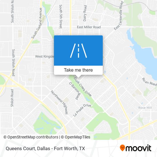Mapa de Queens Court