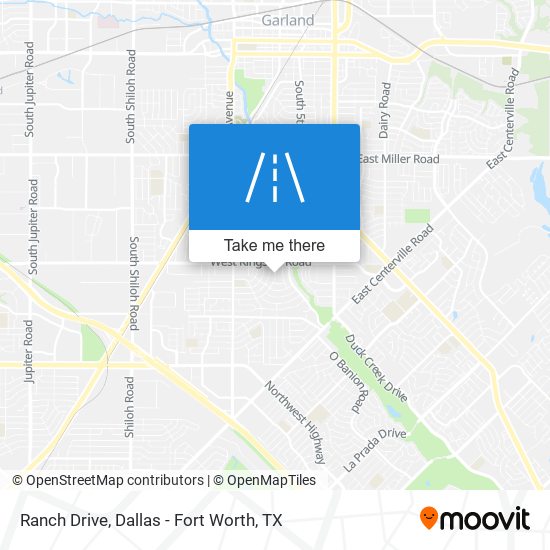 Ranch Drive map