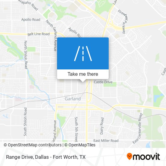Range Drive map