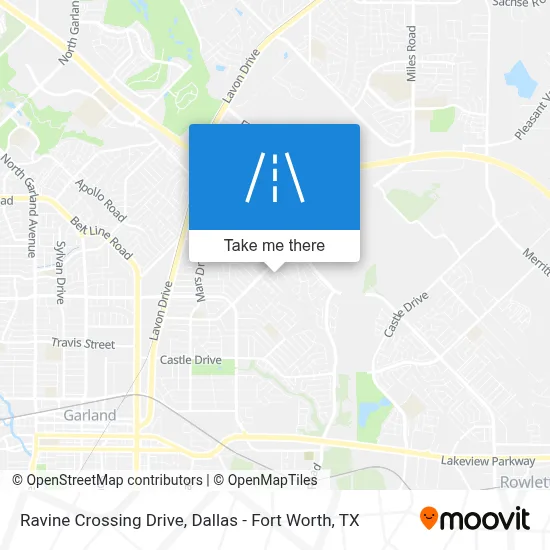 Ravine Crossing Drive map