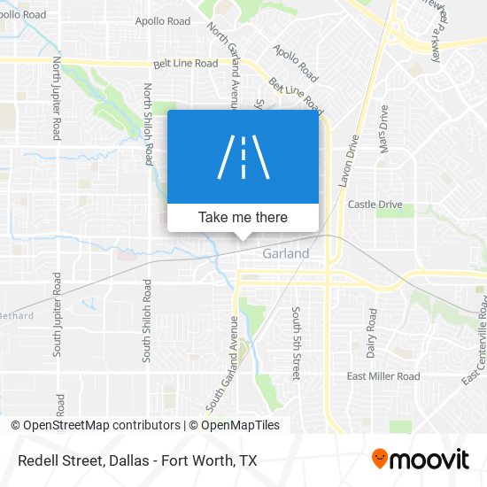 Redell Street map
