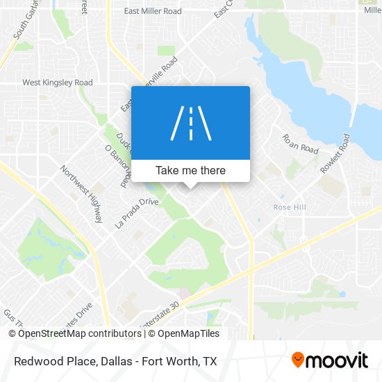 Redwood Place map