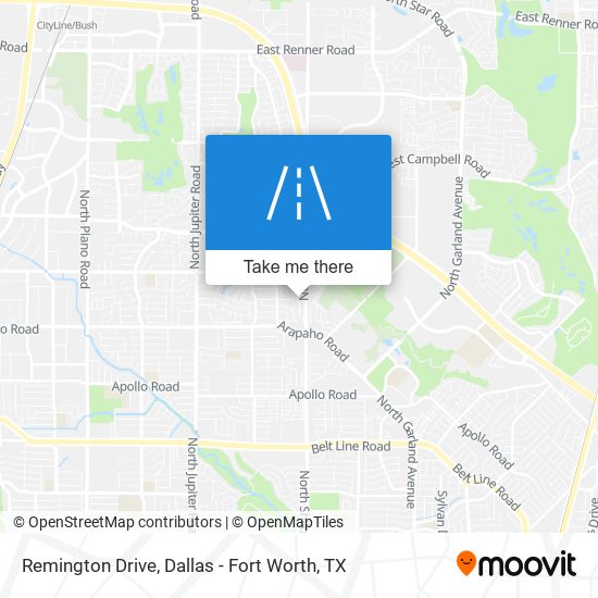 Remington Drive map