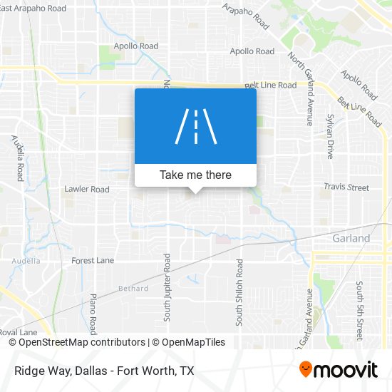 Mapa de Ridge Way
