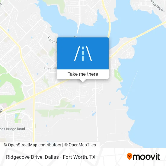 Ridgecove Drive map