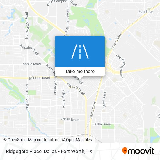 Mapa de Ridgegate Place